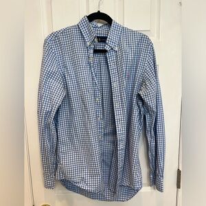 Ralph Lauren - blue gingham dress shirt size M